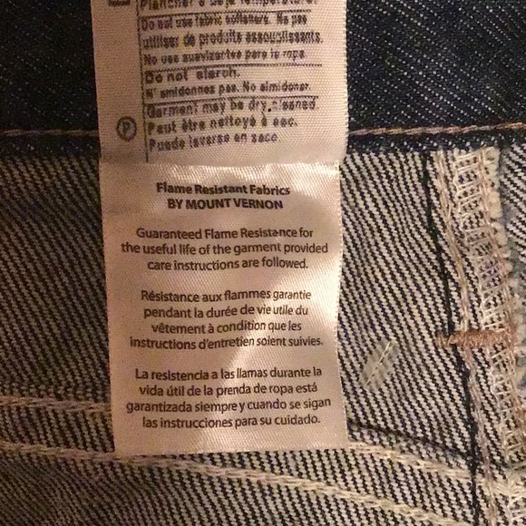 Carhartt FR JEANS 50Wx30L utility denim double-front denim flame resistant NWT - Picture 13 of 16